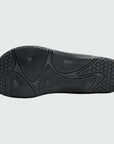 Dannto Aero N1 - men's and women's black wide toe box barefoot shoes shown from the bottom
