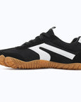 Dannto black - 3E Width Wide Toe Box Barefoot Walking Shoes shown from the side