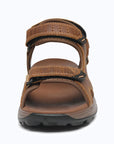 Dannto Trekport F5 - Men's Hiking Sandals brown shown from the front