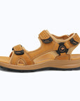 Dannto Trekport F5 - Men's Hiking Sandals yellow shown from the side