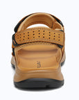 Dannto Trekport F5 - Men's Hiking Sandals yellow shown from the back