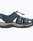 Dannto Trekport S3 - Men's Hiking Sandals blue shown from the side