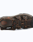 Dannto Trekport S3 - Men's Hiking Sandals dark brown shown from the top