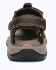 Dannto Trekport S3 - Men's Hiking Sandals dark brown shown from the back