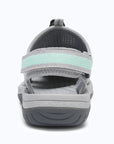 Dannto Trailport N3 - Women's Hiking Sandals gray shown from the back