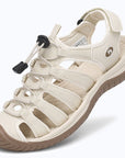 Dannto Trailport H3 - Women's Hiking Sandals beige shown from a three quarter view