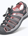 Dannto Trailport H3 - Women's Hiking Sandals gray pink shown from a three quarter view