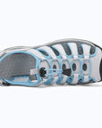 Dannto Trailport H3 - Women's Hiking Sandals white blue shown from the top