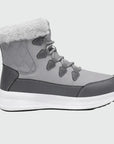 Dannto women‘s light gray winter snow Boots shown from the side