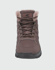 Dannto men‘s dark brown winter snow Boots shown from the front