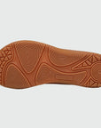 Wide Toe Box Barefoot Shoes White Gold shown from the bottom