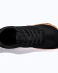 Dannto black2 - 3E Width Wide Toe Box Barefoot Walking Shoes shown from the top