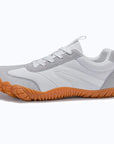Dannto white2 - 3E Width Wide Toe Box Barefoot Walking Shoes shown from the side