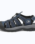 Dannto Trekport N2 - Men's Hiking Sandals blue shown from the side