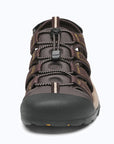 Dannto Trekport N2 - Men's Hiking Sandals dark brown shown from the front