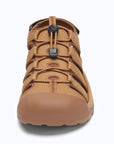 Dannto Trekport N2 - Men's Hiking Sandals light brown shown from the front