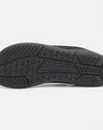 Dannto black zero drop barefoot sneakers shown from the bottom