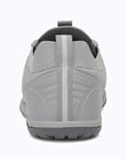Dannto dark mid zero drop barefoot sneakers shown from the back