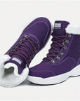 Dannto women‘s purple winter snow Boots shown from the top