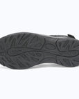 Dannto women's trailport H2 sandal black gray shown from the bottom