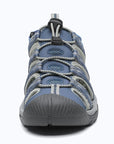 Dannto women's trailport H2 sandal blue shown from the front