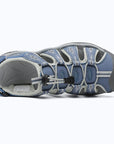 Dannto women's trailport H2 sandal blue shown from the top