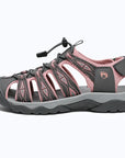 Dannto women's trailport H2 sandal gray pink shown from the side