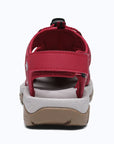 Dannto women's trailport H2 sandal red shown from the back