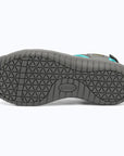 Dannto women's closed toe hiking sandals S2 gray green shown from the bottom
