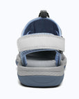 Dannto women's closed toe hiking sandals S2 blue shown from the back