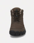 Dannto unisex‘s coffee winter snow Boots shown from the front