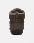 Dannto unisex‘s coffee winter snow Boots shown from the back
