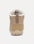 Dannto unisex‘s khaki winter snow Boots shown from the back