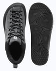 Dannto Veld I - Men's and Women's Wide Toe Box Barefoot Shoes khaki shown from top and outsole views
