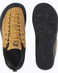 Dannto Veld I - 3E wide toe box barefoot shoes green shown from the top and bottom