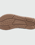 Gliss II - khaki wide toe box barefoot shoes for women shown from the bottom