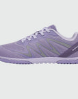 Gliss II - purple wide toe box barefoot shoes for women shown from the side