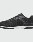 Gliss II Pro - black wide toe box barefoot shoes for women shown from the side