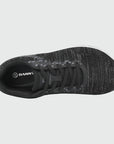 Gliss II Pro - black wide toe box barefoot shoes for women shown from the top