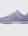 Gliss II Pro - purple wide toe box barefoot shoes for women shown from the side