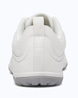 Gliss II Pro - white wide toe box barefoot shoes for women shown from the back