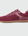 Gliss II Pro - wine red wide toe box barefoot shoes for women shown from the side