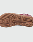 Gliss II Pro - wine red wide toe box barefoot shoes for women shown from the bottom