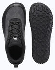 Dannto Aero N4 - 3E Wide Barefoot Shoes gray shown from top and outsole views