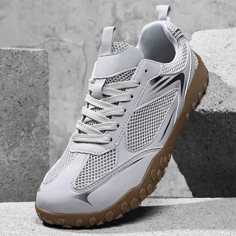 Wide-Toe Box Mesh Casual Shoes