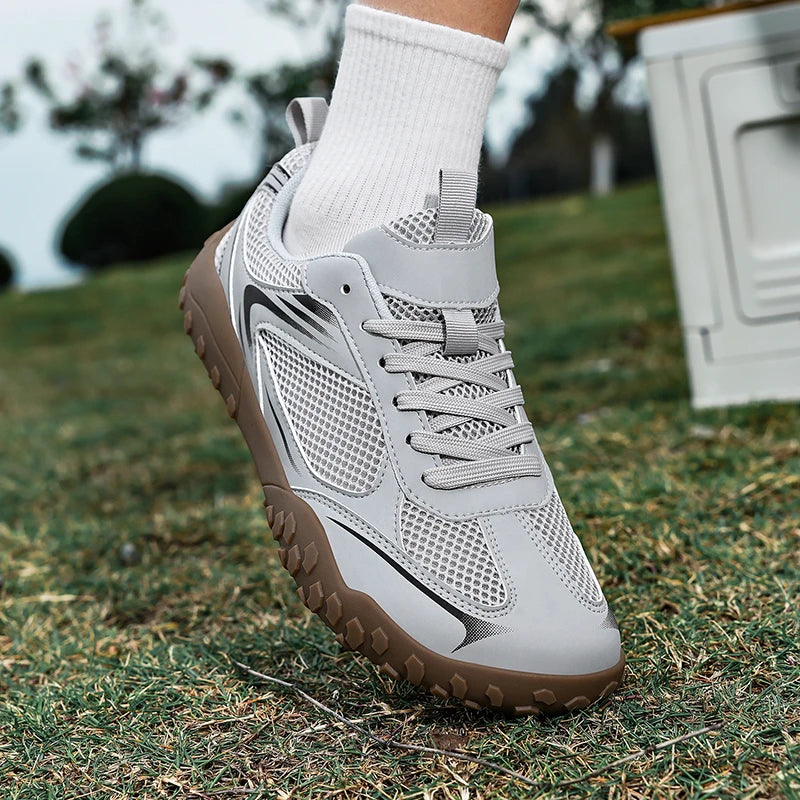 Wide-Toe Box Mesh Casual Shoes