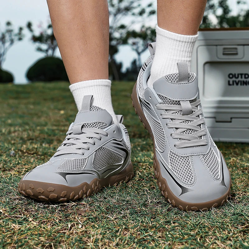 Wide-Toe Box Mesh Casual Shoes