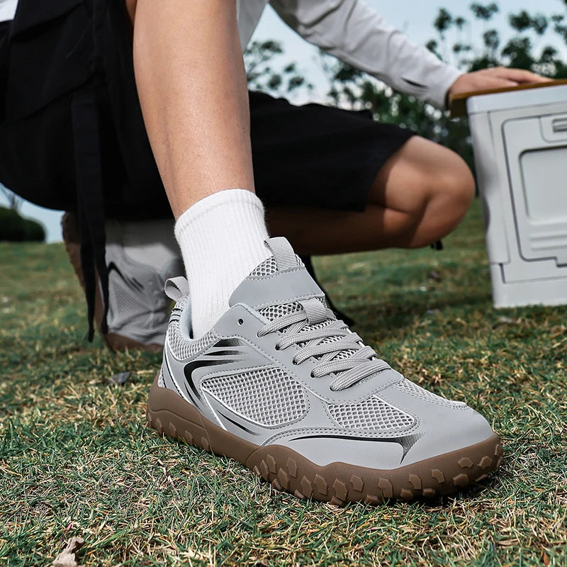 Wide-Toe Box Mesh Casual Shoes