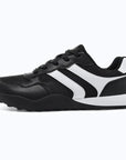 Dannto Mesh Wide - Toe Barefoot Shoes black shown from a side view