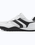 Dannto Mesh Wide - Toe Barefoot Shoes white shown from a side view
